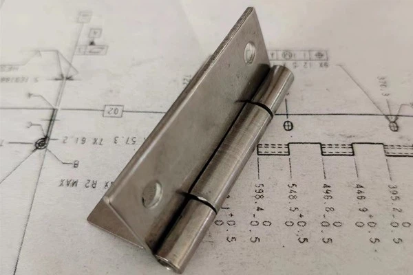 Brushed Stainless Steel Door Hinges