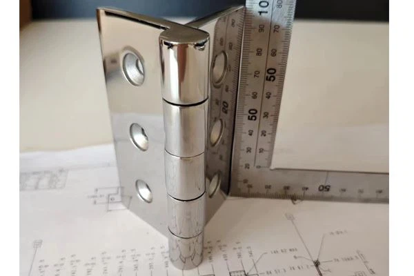 Corrosion-resistant Mirror-brushed Fixed Hinge