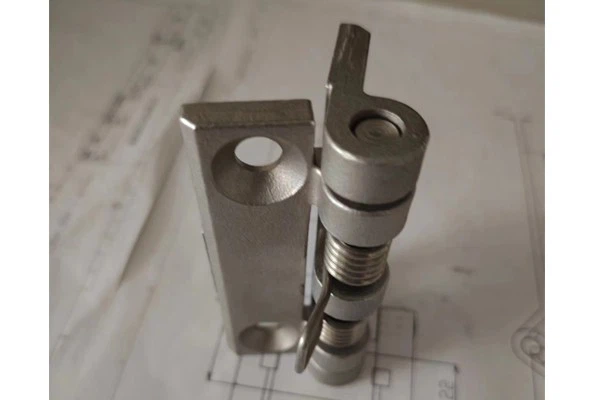 Die-cast Zinc Alloy Double Spring Hinges For Mass-produced Doors With Two-way Opening And Closing