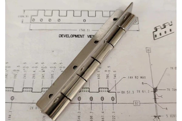 Long Row Hinges