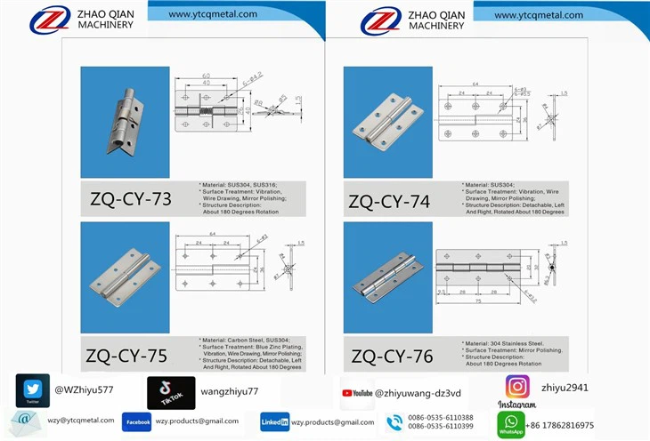 Marine Stainless Steel Pivot Hinge