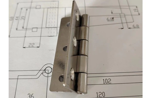Silent Five-section Hinge
